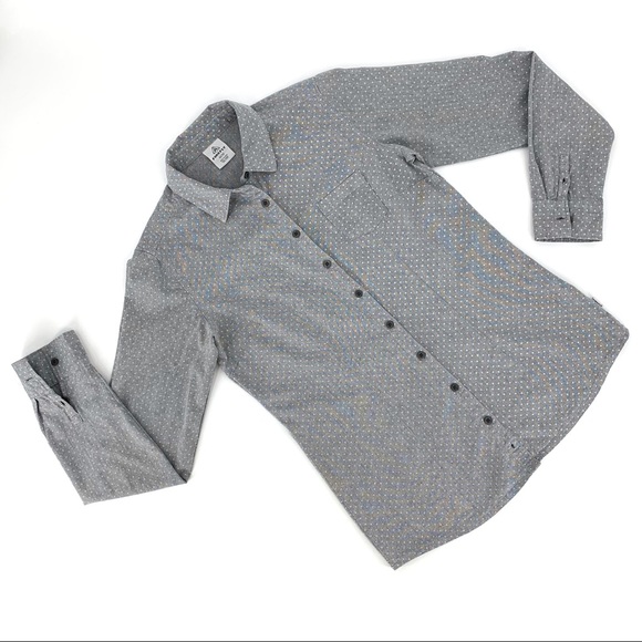 Firefly Polka Dot Flannel Button Down Shirt, Med - Picture 1 of 16